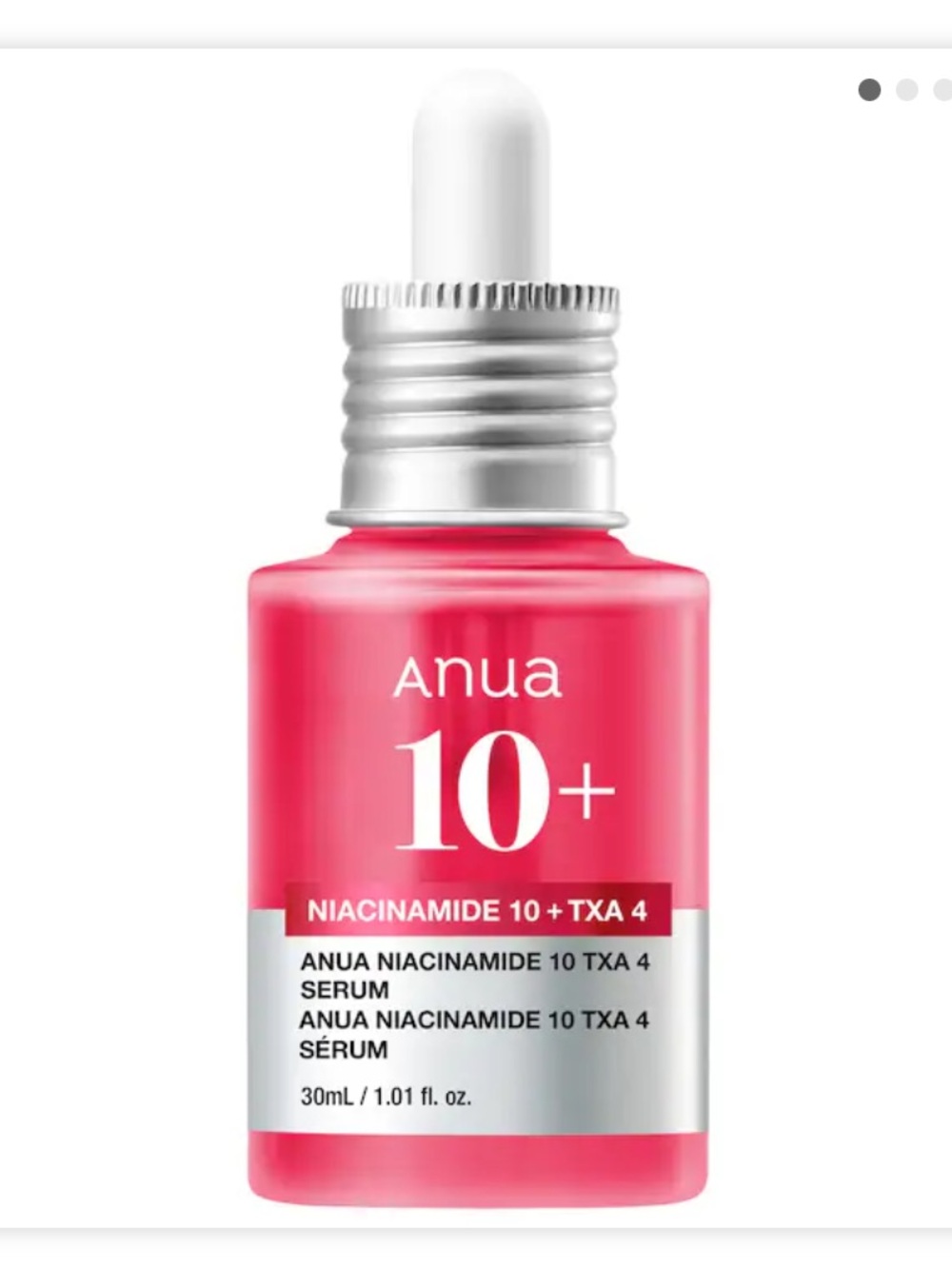 Anua 10+ Niacinamide Serum - Pink